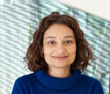 Imagen de una de las vocales de la asociación, Dª Mónica López Sánchez